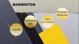 Sejarah badminton malaysia