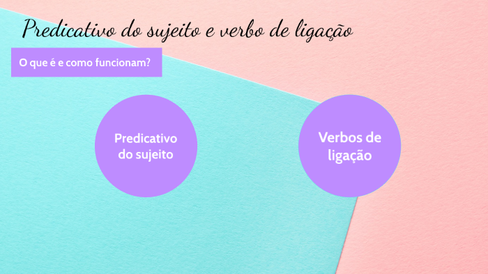 Predicativo do sujeito e verbo de ligação by Jade Duarte on Prezi