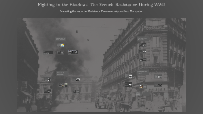 Fighting in the Shadows: The French Resistance During WWII by BigN00B ...