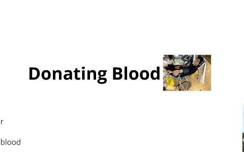 persuasive speech on giving blood