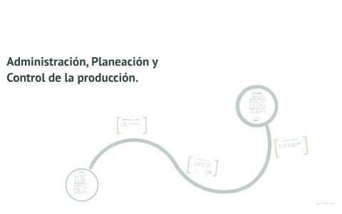 Administración, Planeación y Control de la producción. by Jonathan Tepoz