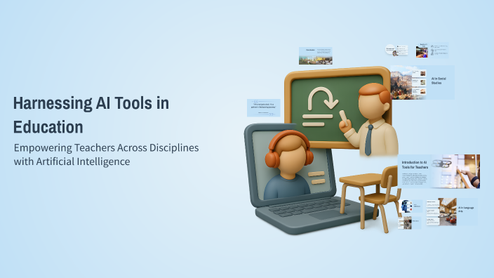 Harnessing AI Tools in Education by Uzair Shah on Prezi