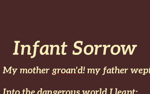 infant sorrow tshirt