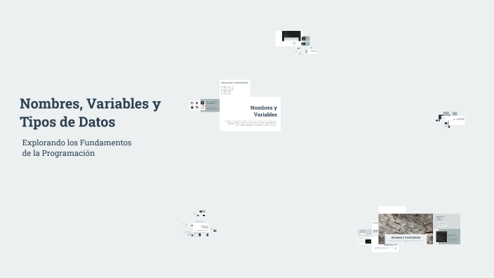 Nombres, Variables y Tipos de Datos by Duvan Armero on Prezi