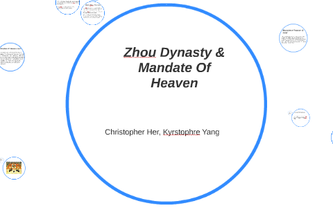 zhou dynasty mandate of heaven