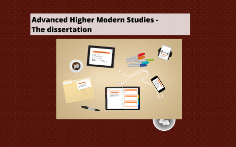 advanced higher english dissertation understanding standards