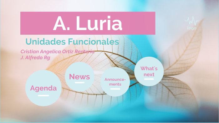Unidades Funcionales de Luria by J Alfredo Rg on Prezi