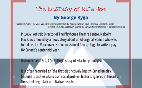 the ecstasy of rita joe characters