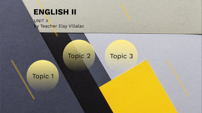 ENGLISH II - UNIT II by ELSY VILLALAZ on Prezi