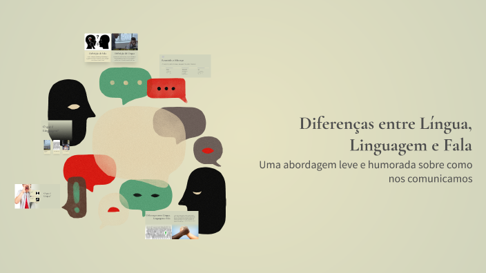 Diferenças entre Língua, Linguagem e Fala by Nailane Mendes on Prezi
