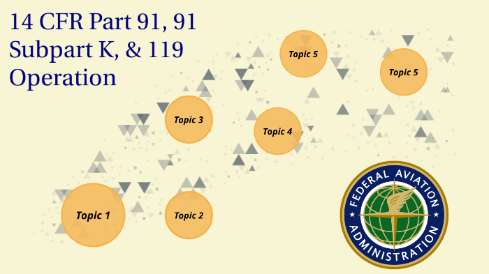 14 CFR Part 91, Part 91K, And 119 Operations By Makeda Dawson On Prezi