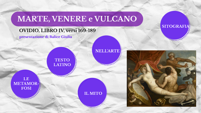 Marte, Venere e Vulcano by Giulia Balice