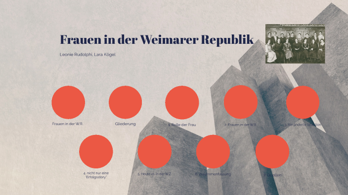 Frauen in der Weimarer Republik by Lara Kögel on Prezi
