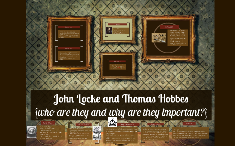 John Locke and Thomas Hobbes by Loria Hocog