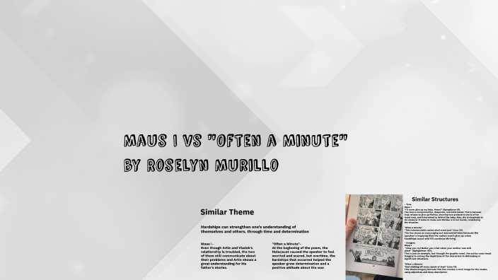 Maus I vs "Often a Minute" by Roselyn Murillo on Prezi