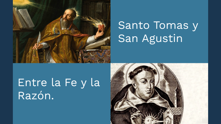 Santo Tomas y San Agustin; entre la Fe y la Razón by AGUSTIN ALEJANDRO