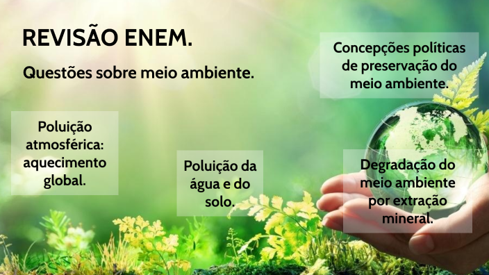 tema meio ambiente enem