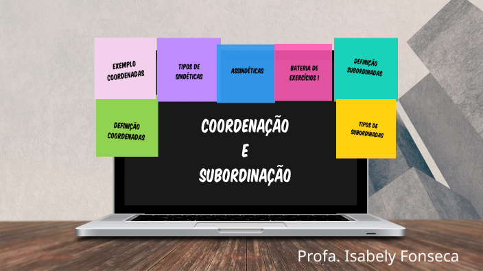 Coordenação e Subordinação by Isabely dos Santos Fonseca on Prezi