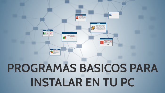 Programas Basicos Para Instalar En Tu Pc By Maria Del Carmen Soledad Tolaba 4553