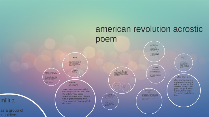 american revolution acrostic poem by jeremy lorenti
