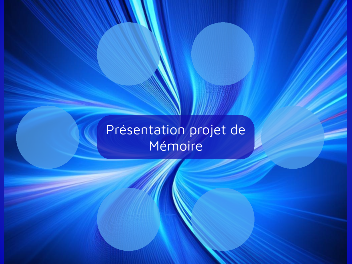 comment presenter un projet de memoire