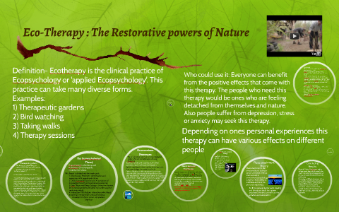 Eco-Therapy By Steve&Sean School On Prezi Next