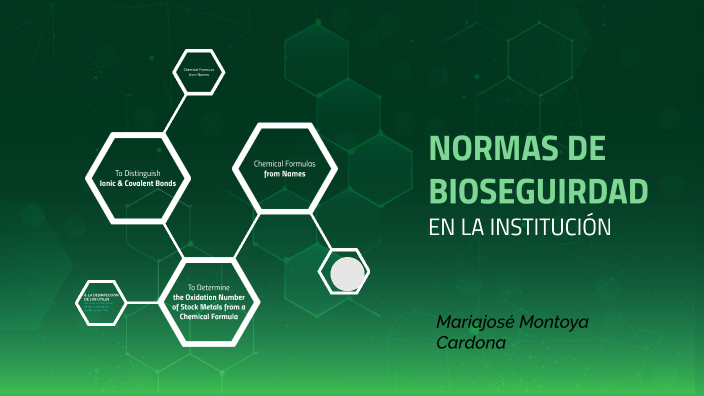 Normas de bioseguridad en la institución by Mariajose Montoya Cardona