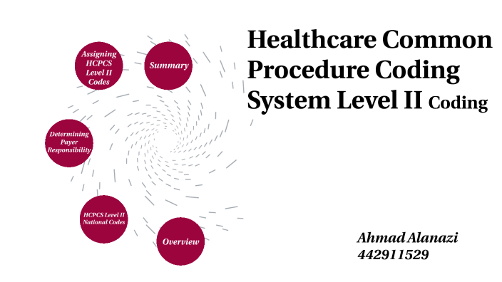 Healthcare Common Procedure Coding System By Ahmad Alanazi On Prezi