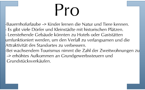 Tourismus als Chance für periphere Räume`? by Lena Strebost on Prezi