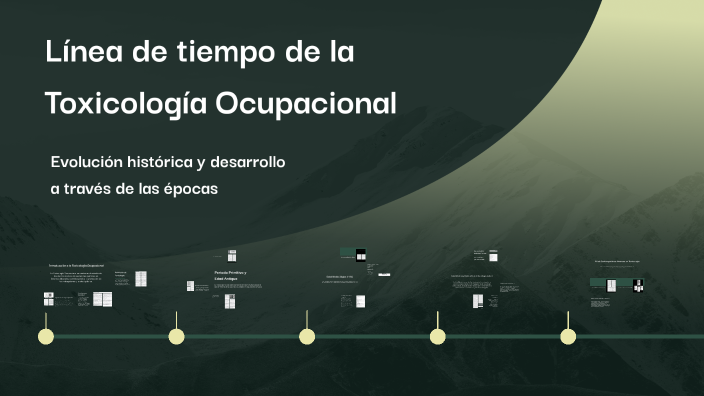 Línea de tiempo de la Toxicología Ocupacional by ...... ....... on Prezi
