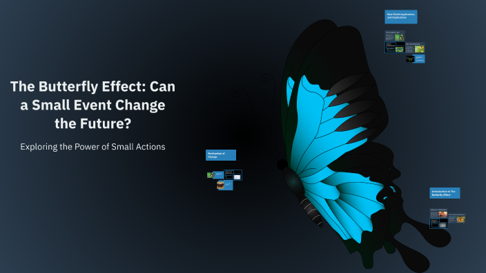 The Butterfly Effect: Can a Small Event Change the Future? by M H on Prezi
