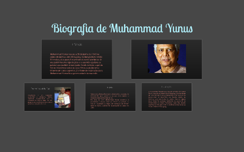 Biografia De Muhammad Yunus By Maria Roldão On Prezi