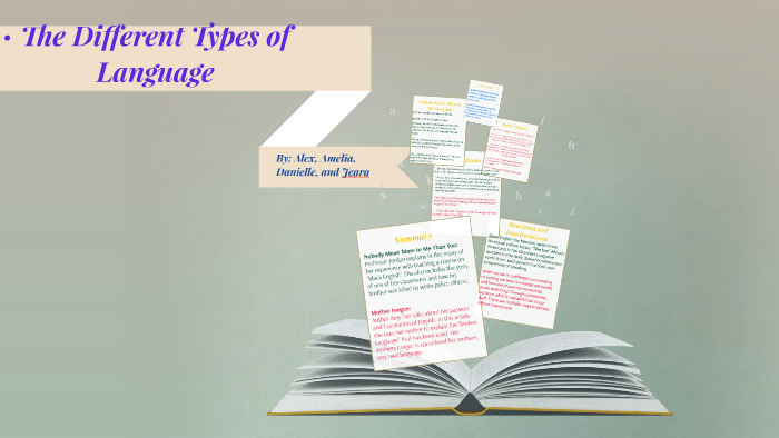 The different types of Language by Amelia Hicks on Prezi