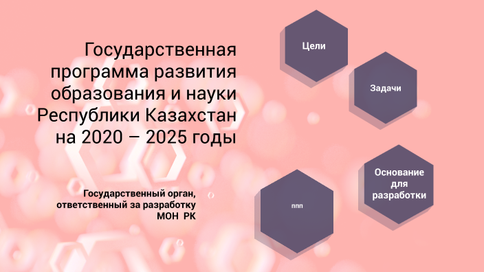 План развития школы на 2020 2025 годы казахстан