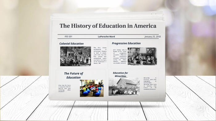 History of American Education by LaPorsche Ward on Prezi