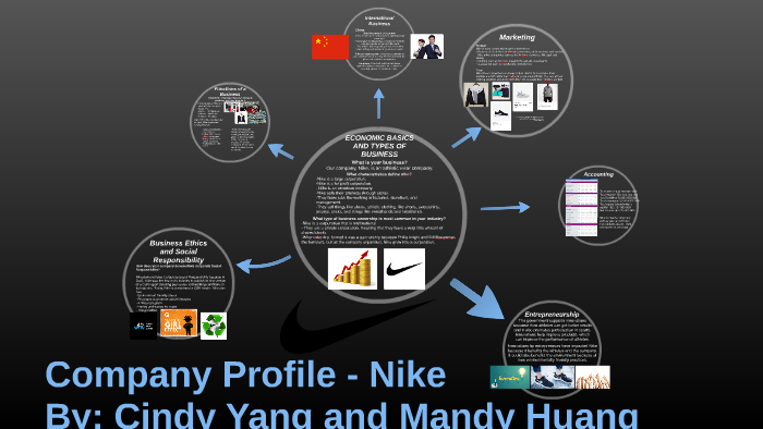 Company Profile - Nike jenny huang