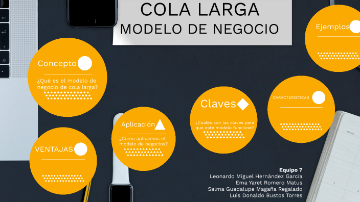 Cola larga (long tail business model) by Leonardo Miguel Hernandez Garcia