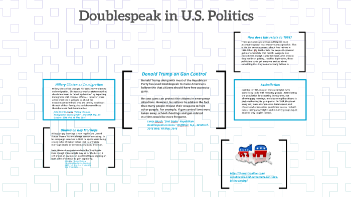 Doublespeak in U.S. Politics by Katie Thomas on Prezi