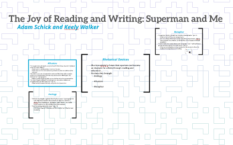superman joy writing reading