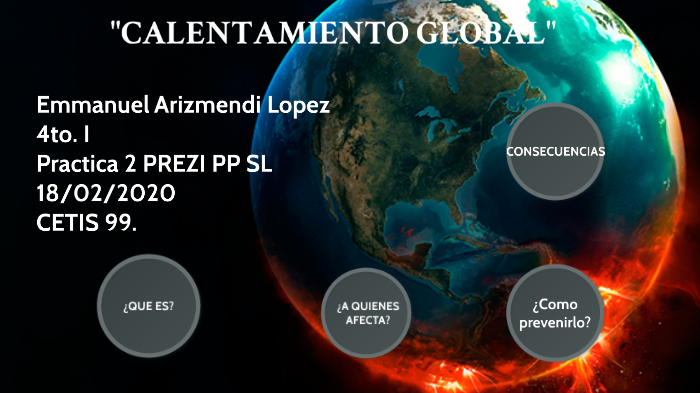 CALENTAMIENTO GLOBAL by Emmanuel Alejandro Arizmendi Lopez on Prezi