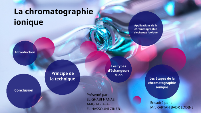 La chromatographie ionique by Mustapha Idrissi on Prezi