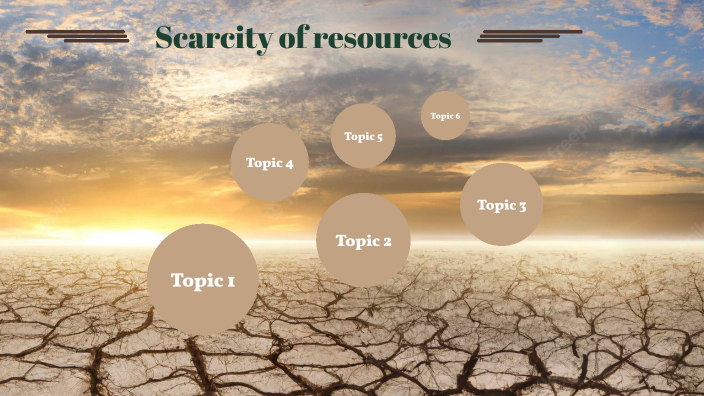 case study on scarcity of resources