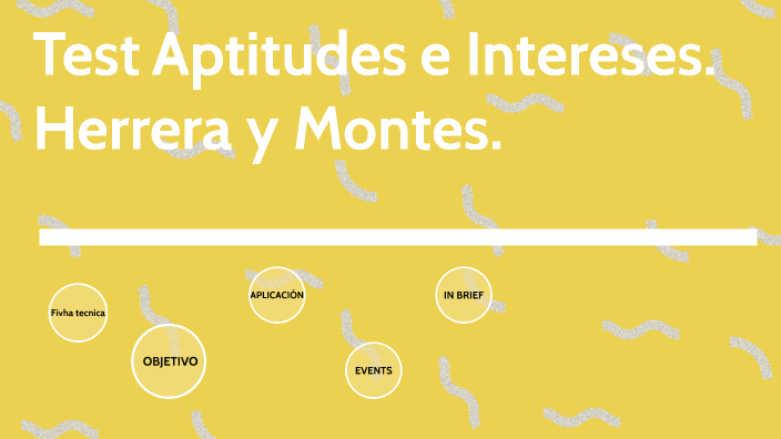 Test de intereses y aptitudes en la orientación vocacional de HERRERA Y