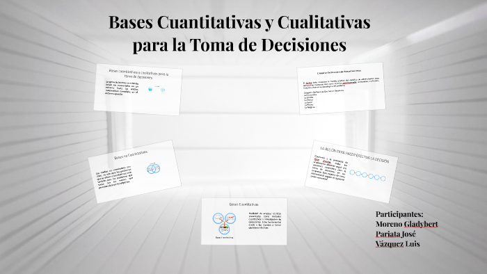 bases cuantitativas y cualitativas para la toma de decisione by glad