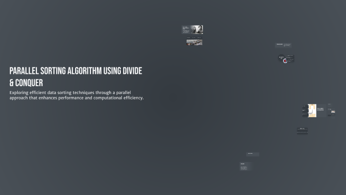 Parallel Sorting Algorithm using Divide & Conquer by Maroosha Mughal on ...