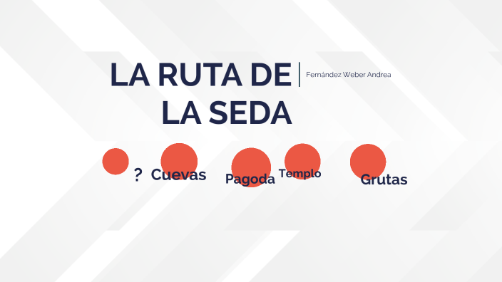 RUTA DE LA SEDA by andrea fernandez weber on Prezi