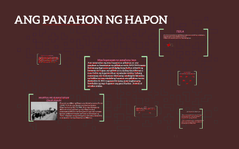 ANG PANAHON NG HAPON by king alviar on Prezi