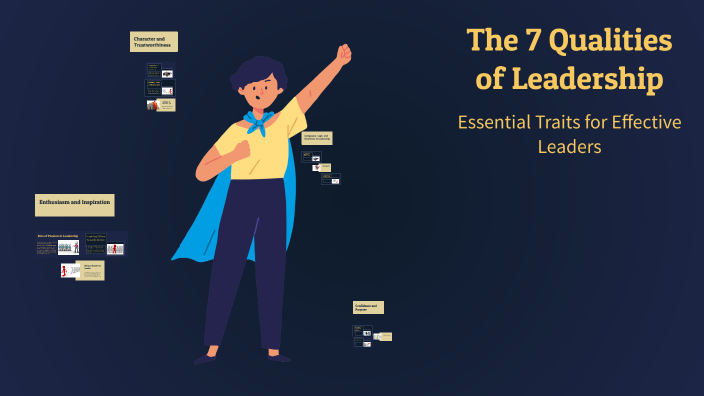 The 7 Qualities of Leadership by Daelin Forsythe on Prezi