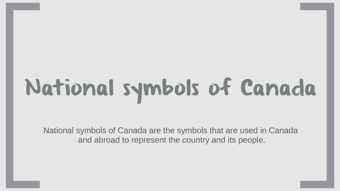 National symbols of Canada by Paulina Olędzka on Prezi