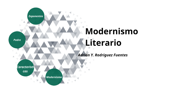 El Modernismo Literario By Adrián Rodriguez On Prezi